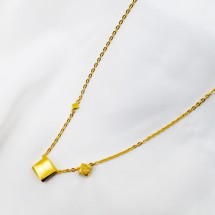더블 큐브 목걸이
