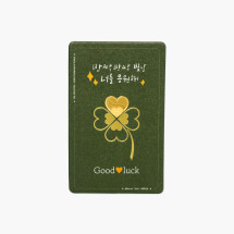 ★UV커스텀★네잎클로버 골드바 0.5g