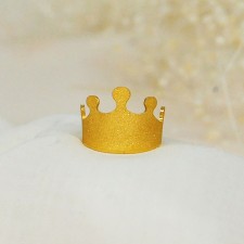 기본 무광 크라운 돌반지