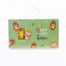 호랑이띠 돌카드 골드바 3.75g (1돈)