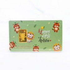 호랑이띠 돌카드 골드바 3.75g (1돈)