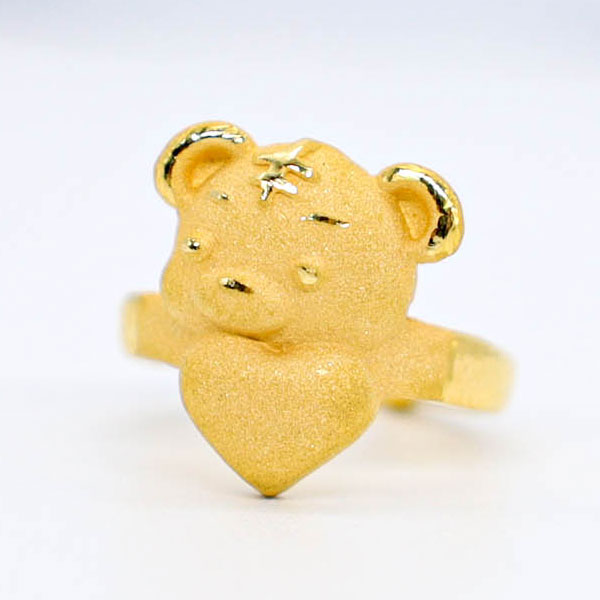 하트 호랑이 돌반지