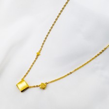 더블 큐브 목걸이