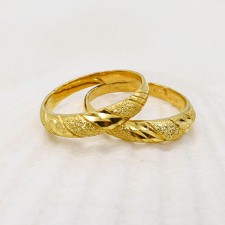 사선 패턴 쌍가락지