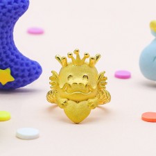 왕관 용 돌반지